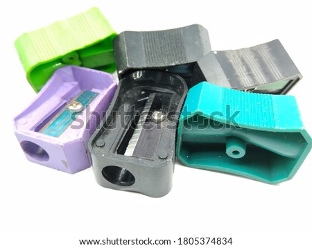 A picture of sharpener on white background
