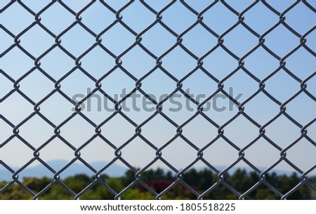 Image of the fence and sky