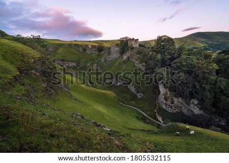 Peveril Castle in Castleton in the Peak District