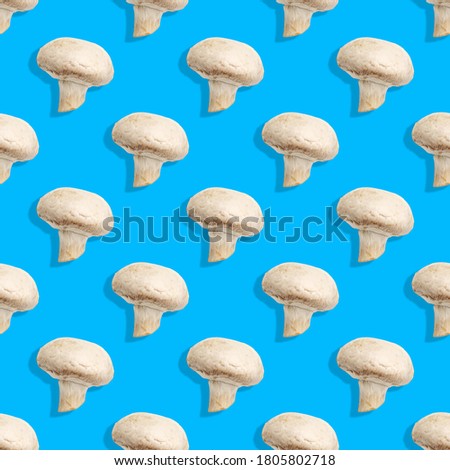 Seamless pattern with champignon. Abstract background