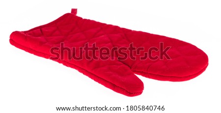 Kitchen gloves isolated on a white background. Royalty-Free Stock Photo #1805840746