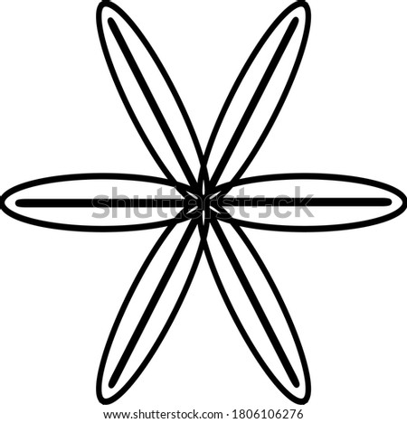 illustration vector graphic of mandala flower concept design