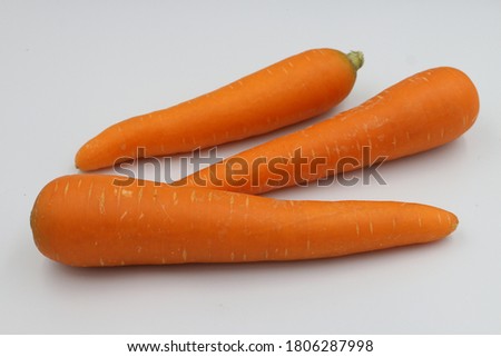 carrot isolated on white background, clipping path, full depth of field.