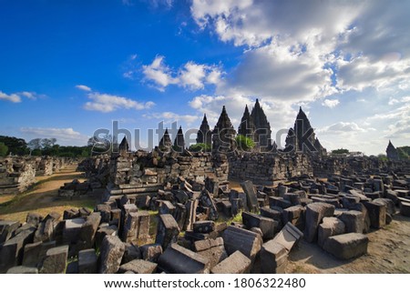 Prambanan temple near Yogyakarta, Java, Indonesia.