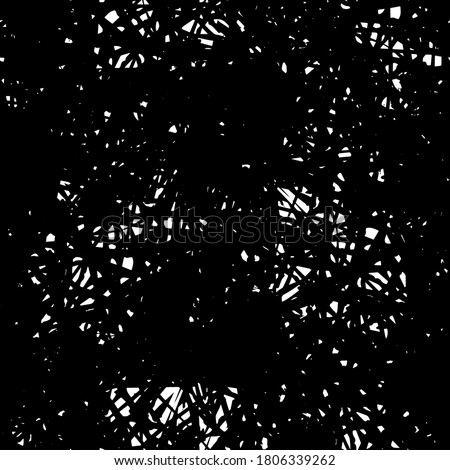 Black and white grunge texture. Abstract seamless background. Monochrome ink stain pattern