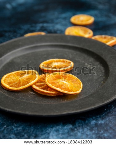 Beautiful food portrait of Wnter seasonal dried fruits with vintage texture background
