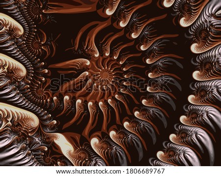 Abstract background. Abstract spirals. Beautiful background for greetings card, flyers, invitation, posters, brochure, banners, calendar. Fractal. Vector stock design. Eps 10.