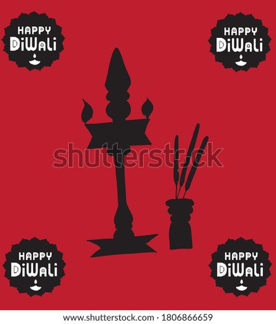 vector illustration of a happy indian greeting  card