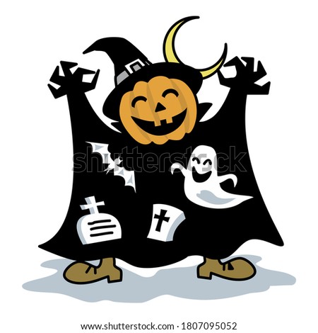 Halloween vector flat icon vector design illustration