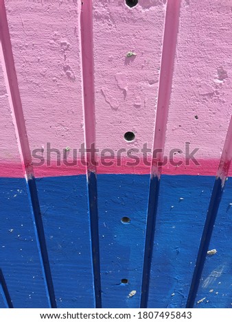 Pink and blue is rock Royalty-Free Stock Photo #1807495843