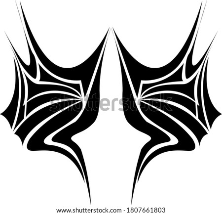 
abstract pattern black and white vector image