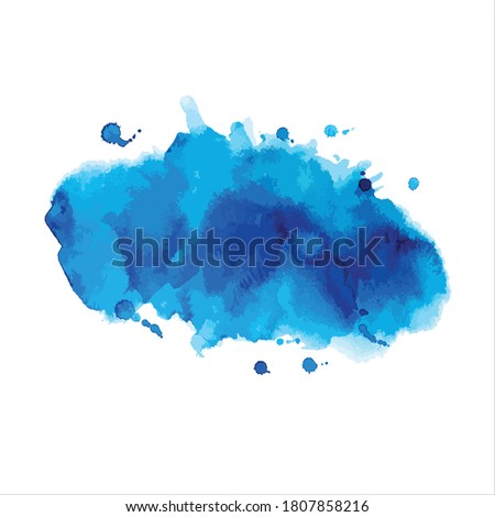 splashes of paint watercolor on white.image Vector Eps10