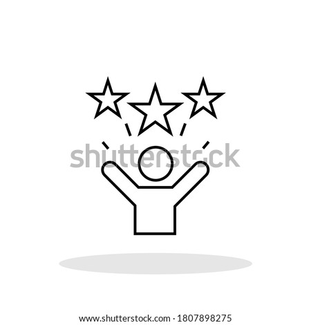 Motivation icon in trendy flat style. Motivate symbol for your web site design, logo, app, UI Vector EPS 10.	 Royalty-Free Stock Photo #1807898275