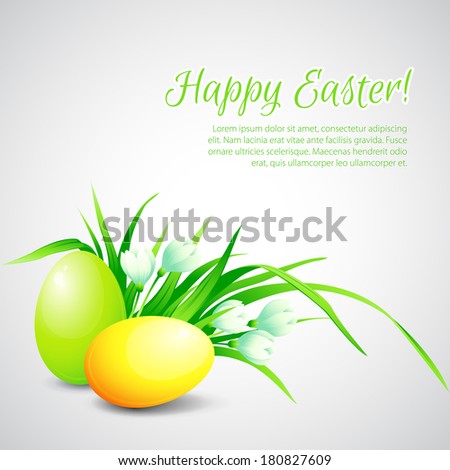 Easter vector background