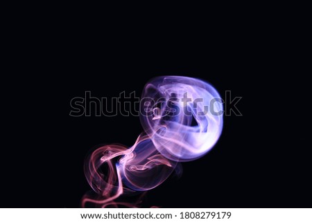 Smoke effects, painted with light