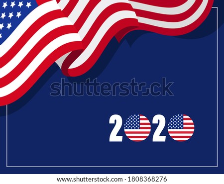 USA 2020 Presidential election poster