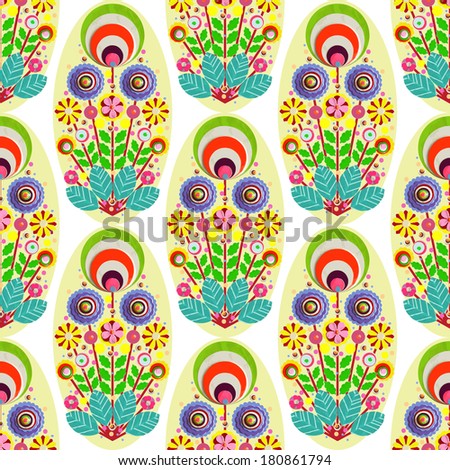 Fashionable modern seamless wallpaper or textile with collection of various flowers isolated on background, illustration  