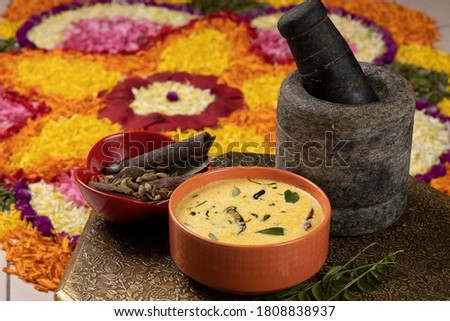 Moru curry (An Kerala curry made of yogurt and spices)