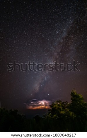 The Milky Way is the galaxy that contains our Solar System. Taken in Thailand.