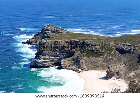 Picture of Cape of Good Hope from the coastal cliffs above Cape Point