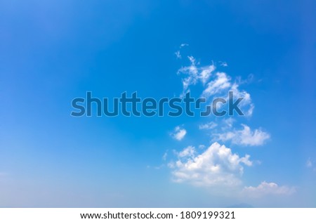 Beautiful clouds are perfect for the background
