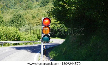 portable traffic light to put in the works