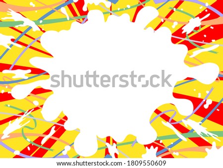 illustration of spread paint ink background