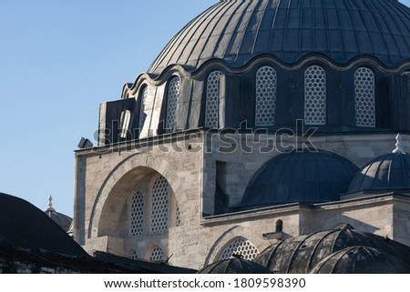 Architectural details of Rustem Pasa Mosque in Istanbul