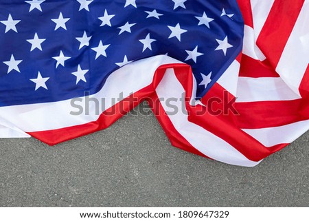 America's flag background, america's independence day concept