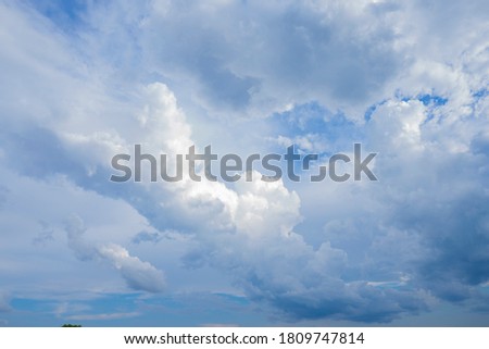 Beautiful pictures of sky and clouds in rainy season