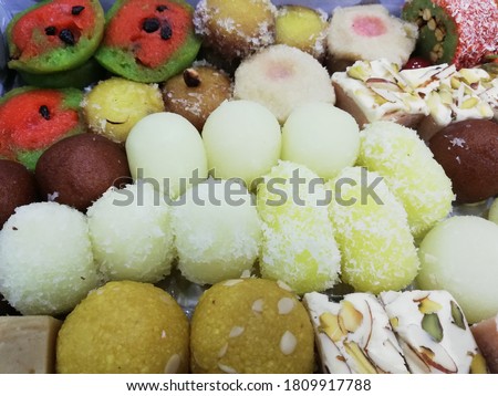 The term mithai, meaning sweet, has various applications, including approximations to the English categories of puddings and sugar confectionery. '