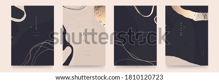 Elegant abstract trendy universal background templates. Minimalist aesthetic. Royalty-Free Stock Photo #1810120723