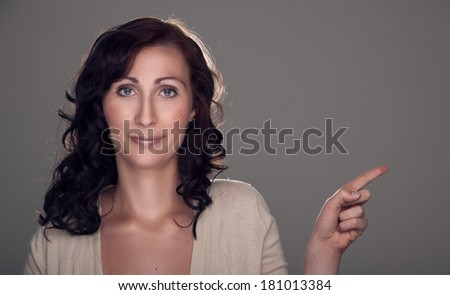 female show finger rportrait darker