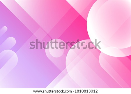 Abstract colored background from triangles, circles and lines. Vector. Geometric figures. Horizontal vibrant gradient background for projects. Modern style. Illustration for website and poster.