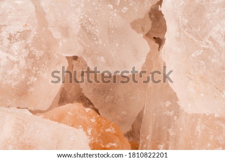 Himalaya Salt Flakes in Different Bright Pink Tones Colors High Resolution Photo in Background Wallpaper Colorful Macro