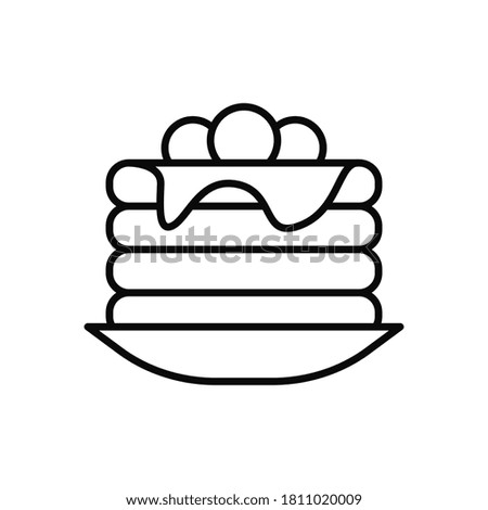 Cupcake, berry icon. Simple line, outline illustration elements of public catering icons for ui and ux, website or mobile application