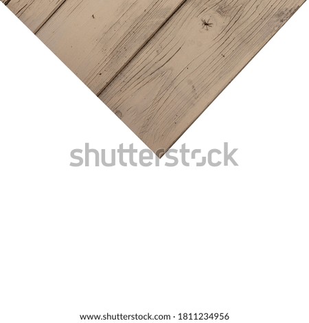 Painted and colored natural wood background in geometric shape