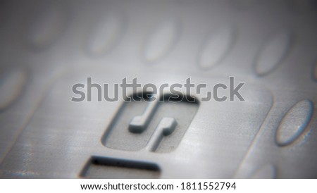 Volumes and hollows in grey plastic packaging interior