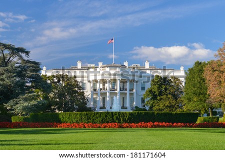 The White House - Washington DC, United States Royalty-Free Stock Photo #181171604