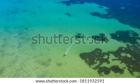 Aerial views from Holbox Island in Mexico