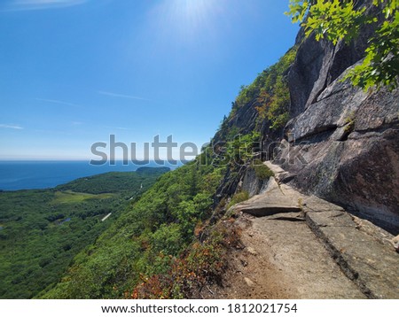 Precipice Trail, Acadia National Park, Maine, U.S. Royalty-Free Stock Photo #1812021754