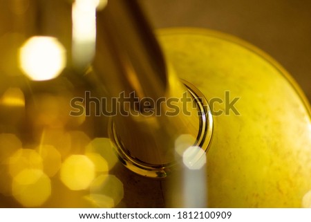 Trombone Close Up Brass Instrument Music Royalty-Free Stock Photo #1812100909