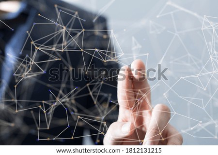 internet net and data digital concept.