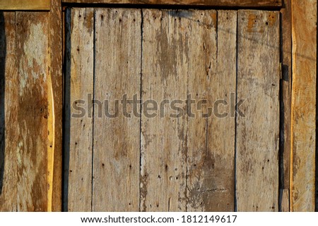 An old wood door of my country house