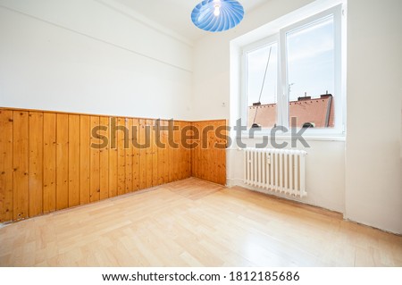 Empty room in an appartment, indoor.