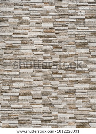 Exterior wall of tiled house