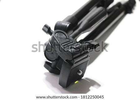 A picture of tripod on white background