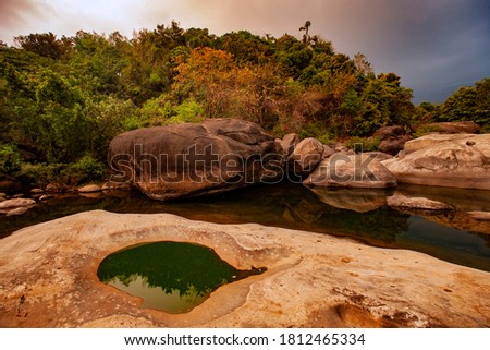 Beautiful Landscape View at Arippara Calicut Kerala India 