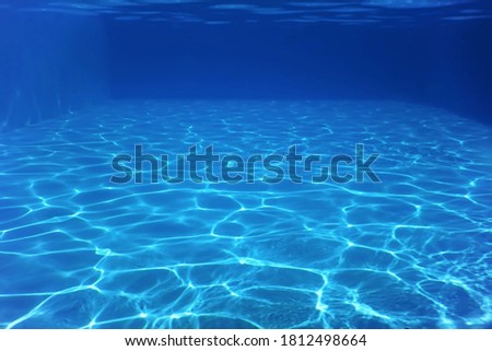 Underwater Empty Swimming Pool Background