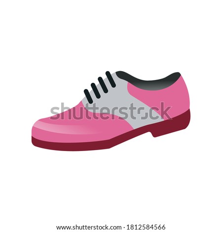 bowling shoes icon of color style  vector illustration design